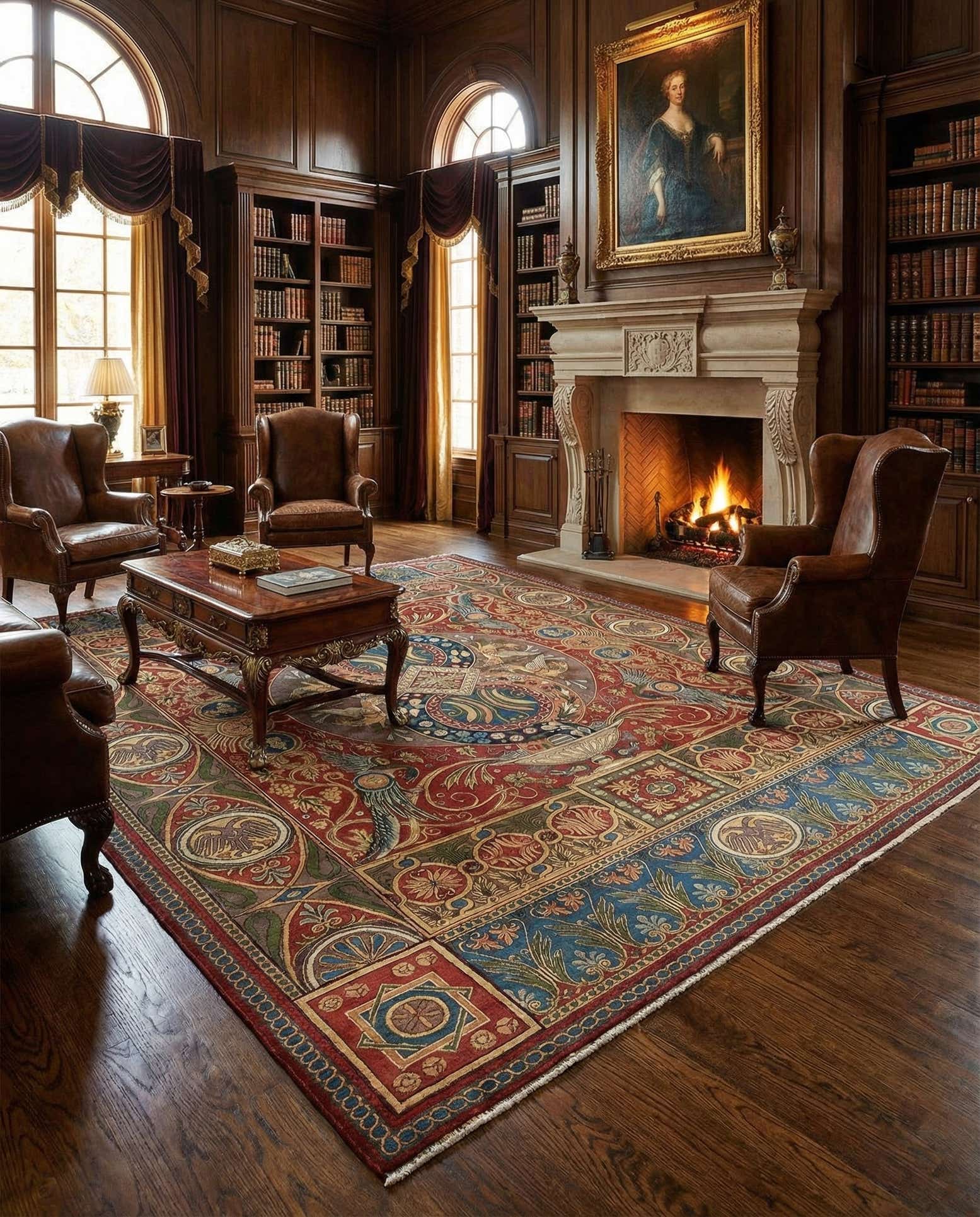 8' 10 x 12' Hand Knotted Tabriz Persian Wool Rug