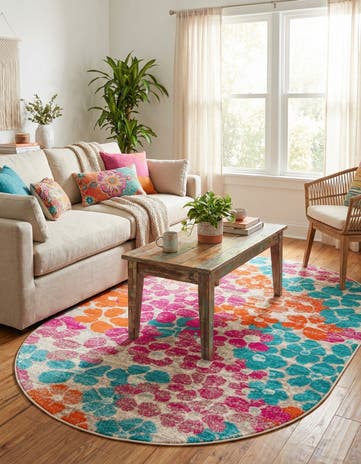Azalea Oval Rug