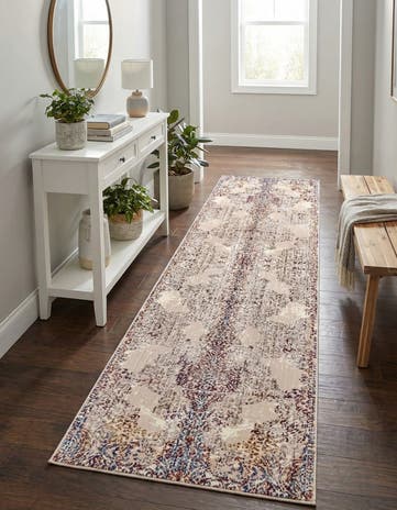 Ivory Deepa Runner Rug