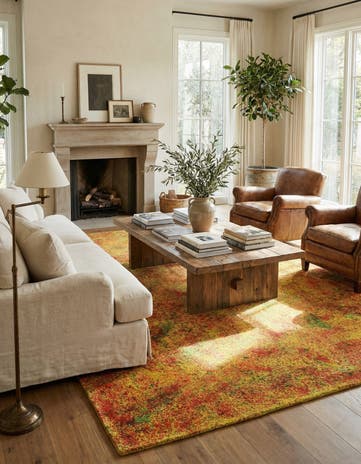 9' x 12' 2 Hand Knotted Ultra Vintage Persian Wool Rug