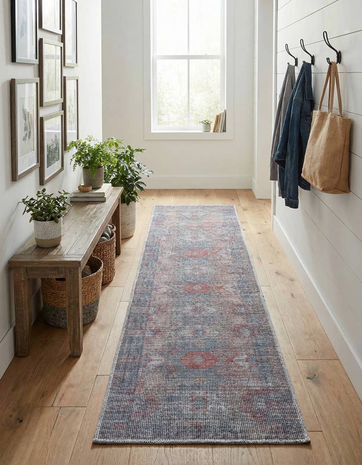 Detail image of 2' x 10'  Washable Sisu Runner Rug