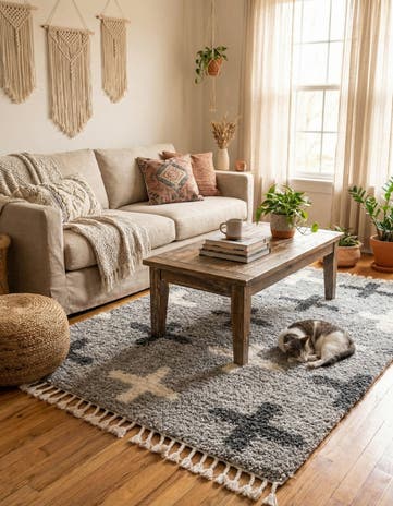 4' x 6' Athena Shag Rug
