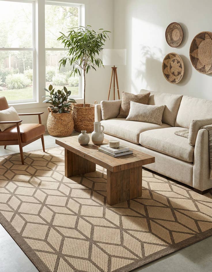 Detail image of  8' x 8' Dunes Square Rug