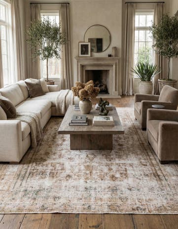 9' 9 x 13' 3 Hand Knotted Ultra Vintage Persian Wool Rug
