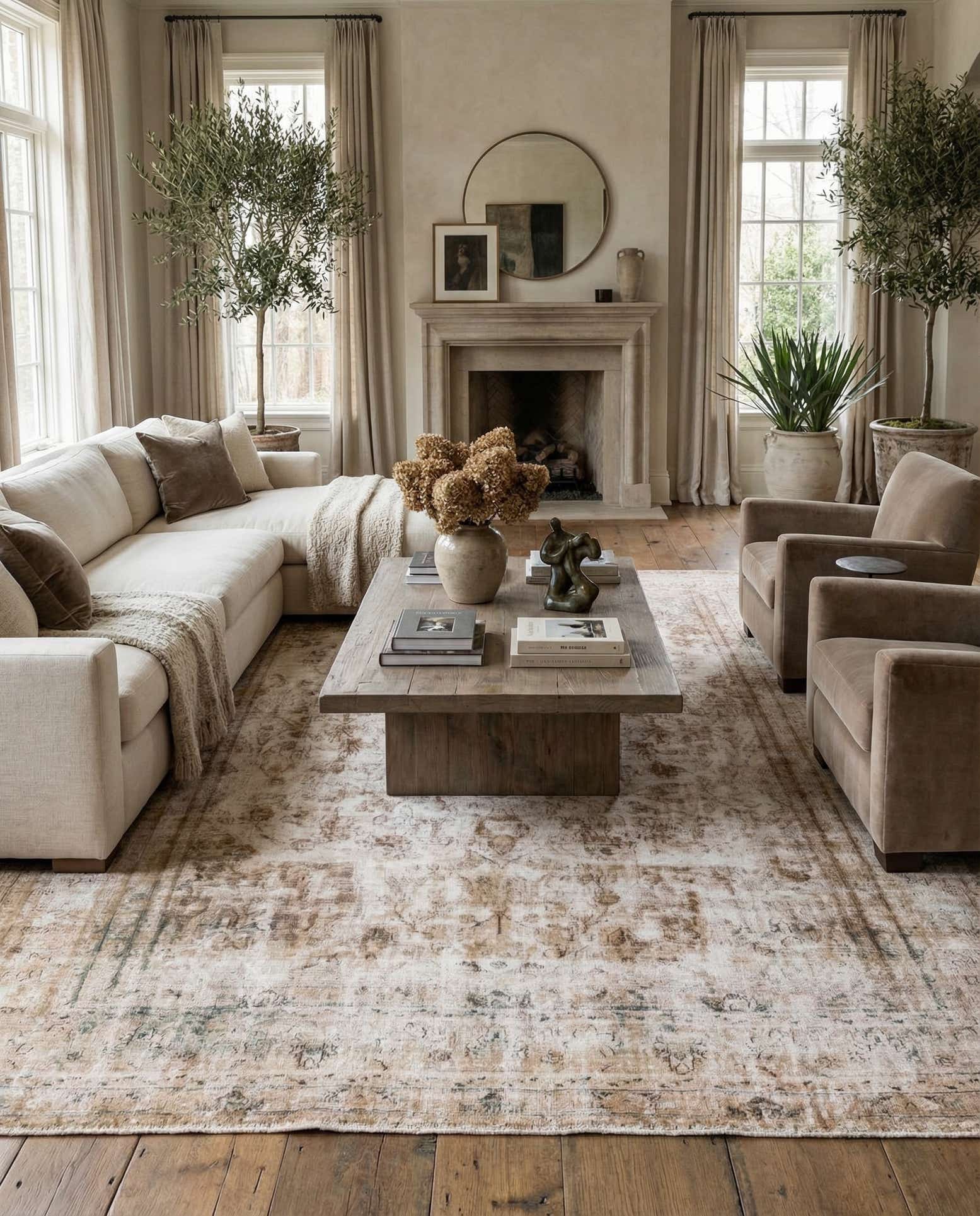 9' 9 x 13' 3 Hand Knotted Ultra Vintage Persian Wool Rug