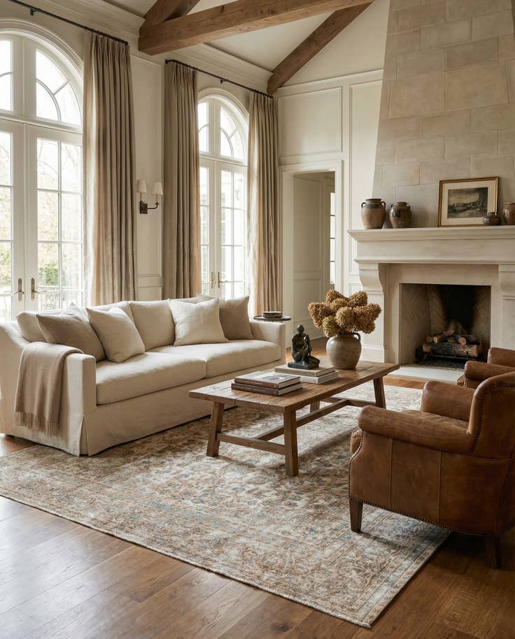 Detail image of 9' 5 x 11' 10 Hand Knotted Ultra Vintage Persian Wool Rug