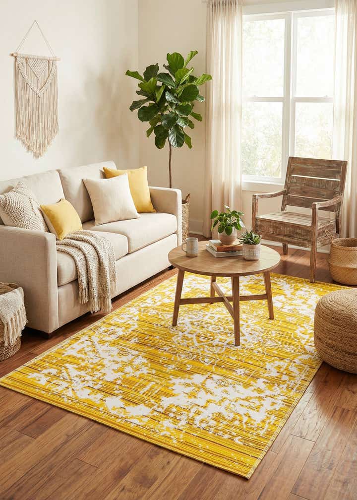 5' x 8' Easy-Clean Vista Breeze Indoor / Outdoor Rug