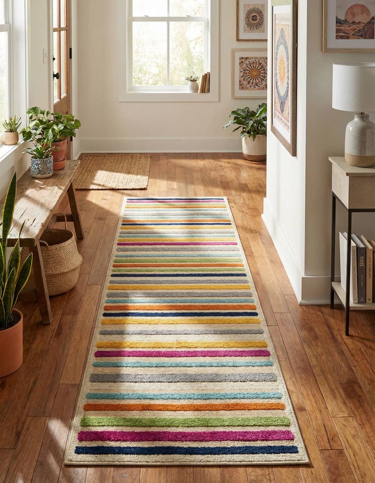 Detail image of 2' x 10'  Washable Aruba Indoor / Outdoor Runner Rug