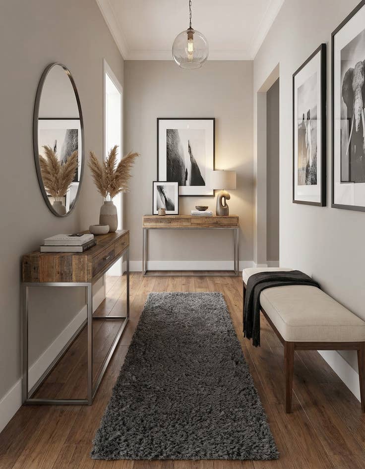 Detail image of  2' 7 x 12' Marilyn Monroe™ Shag Runner Rug