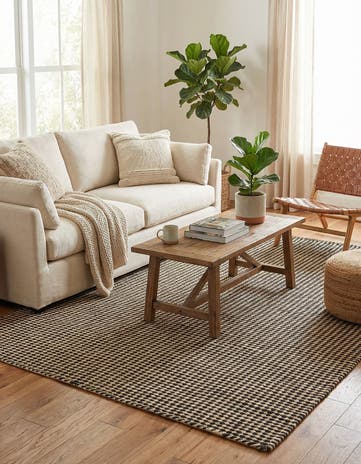5' 1 x 8' Hand Woven Laurel Handwoven Jute Rug