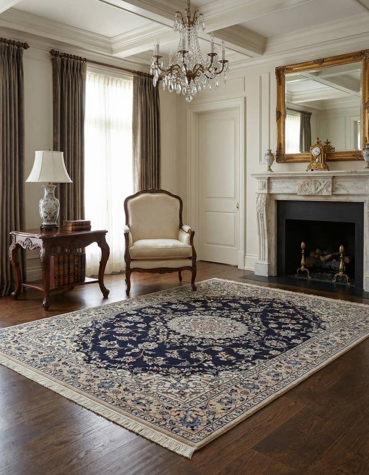 Detail image of 3' 6 x 5' 2 Nain Rug