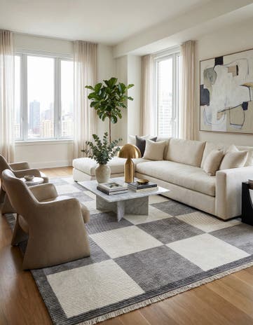 6' 6 x 9' 11 Hand Knotted Darya Wool Rug