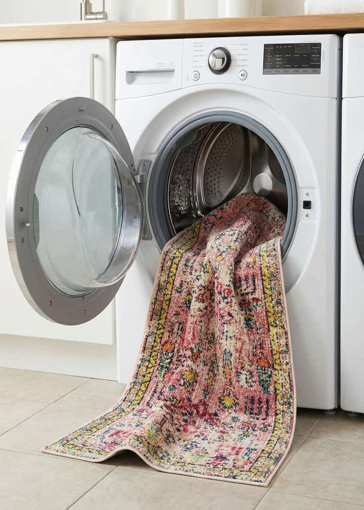 2' 7 x 12' Washable El Paso Runner Rug