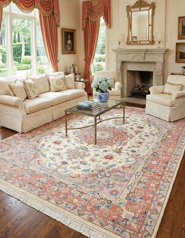 9' 8 x 13' Tabriz Rug