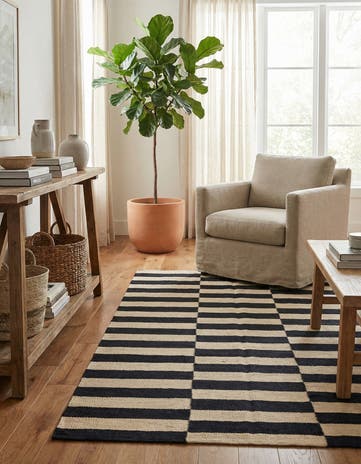 3' 2 x 5' Hand Woven Kilim Modern Wool Rug