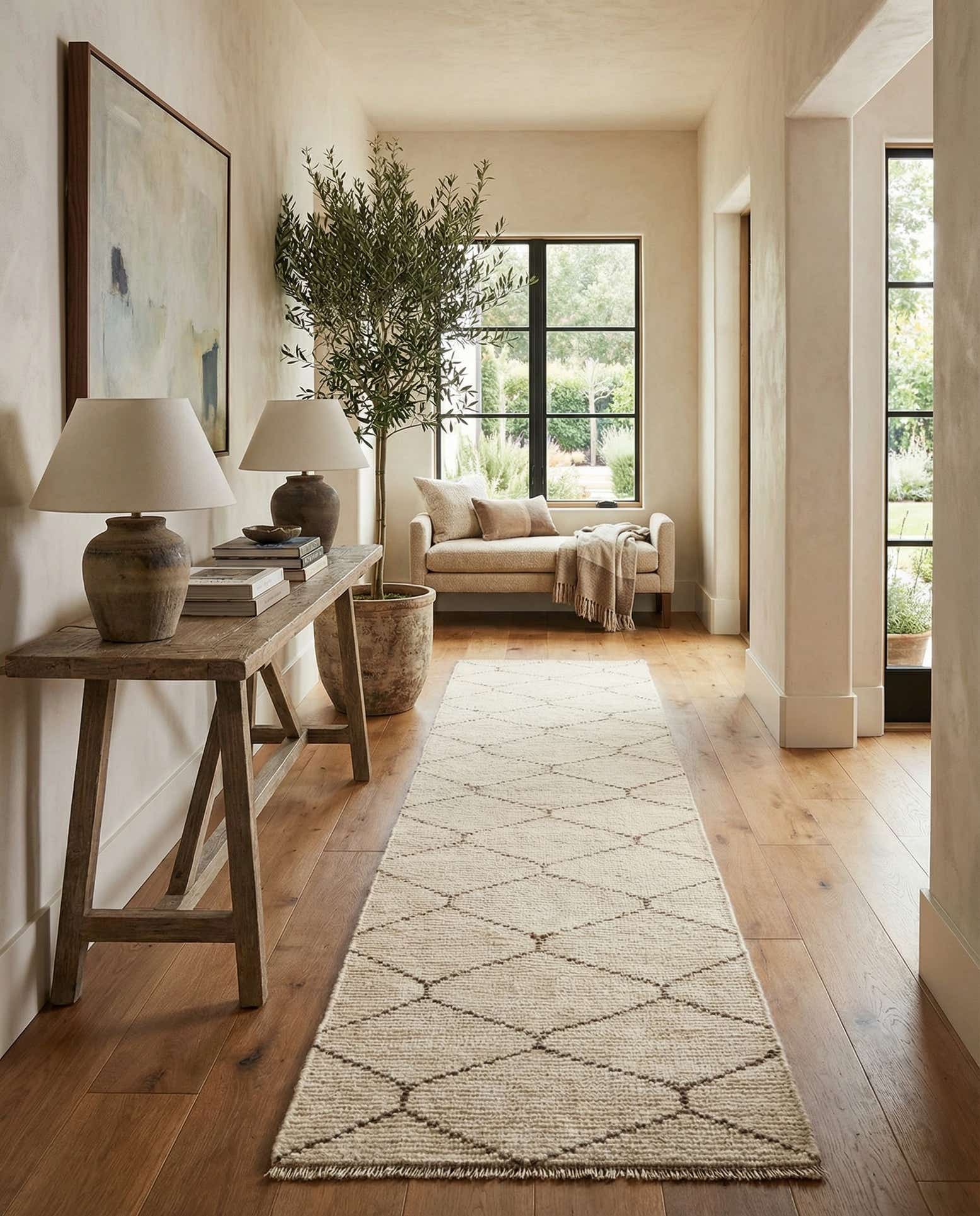 2' 3 x 16' 7 Hand Knotted Moroccan Wool Runner Rug