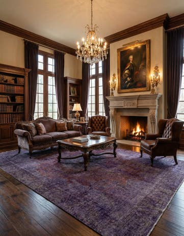 9' 1 x 12' 5 Vintage Royal Wool Rug