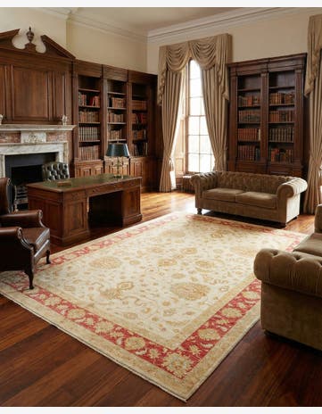 8' 10 x 12' 6 Kaizar Wool Rug