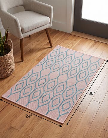 2' x 3' Easy-Clean Jill Zarin Turks and Caicos Indoor / Outdoor Rug
