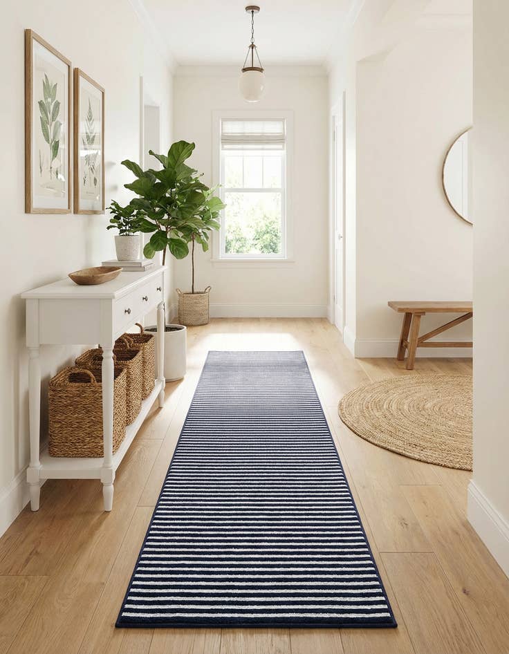 Detail image of 2' 7 x 12' Easy-Clean Sabrina Soto Indoor / Outdoor Runner Rug
