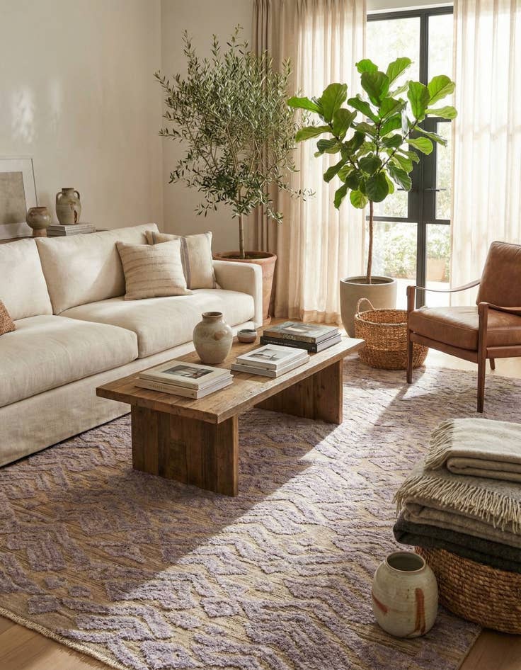 Detail image of 8' 3 x 10' 4  Hand Knotted Moroccan Wool Rug