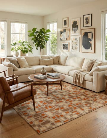 7' 11 x 11' 7 Hand Woven Kilim Modern Rug