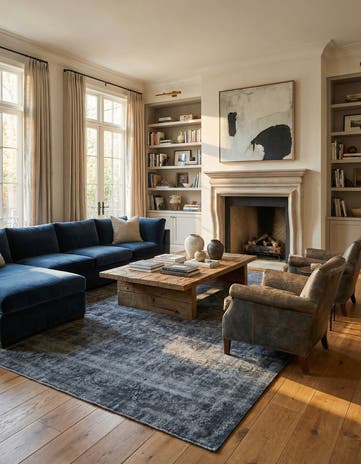 9' 7 x 13' 3 Vintage Royal Wool Rug