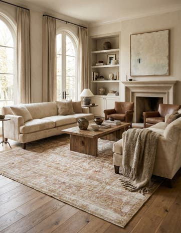 9' 7 x 12' 8 Hand Knotted Ultra Vintage Persian Wool Rug