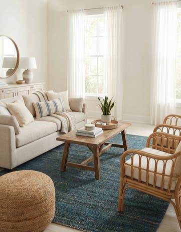 5' 3 x 8' 2 Palm Beach Jute Rug