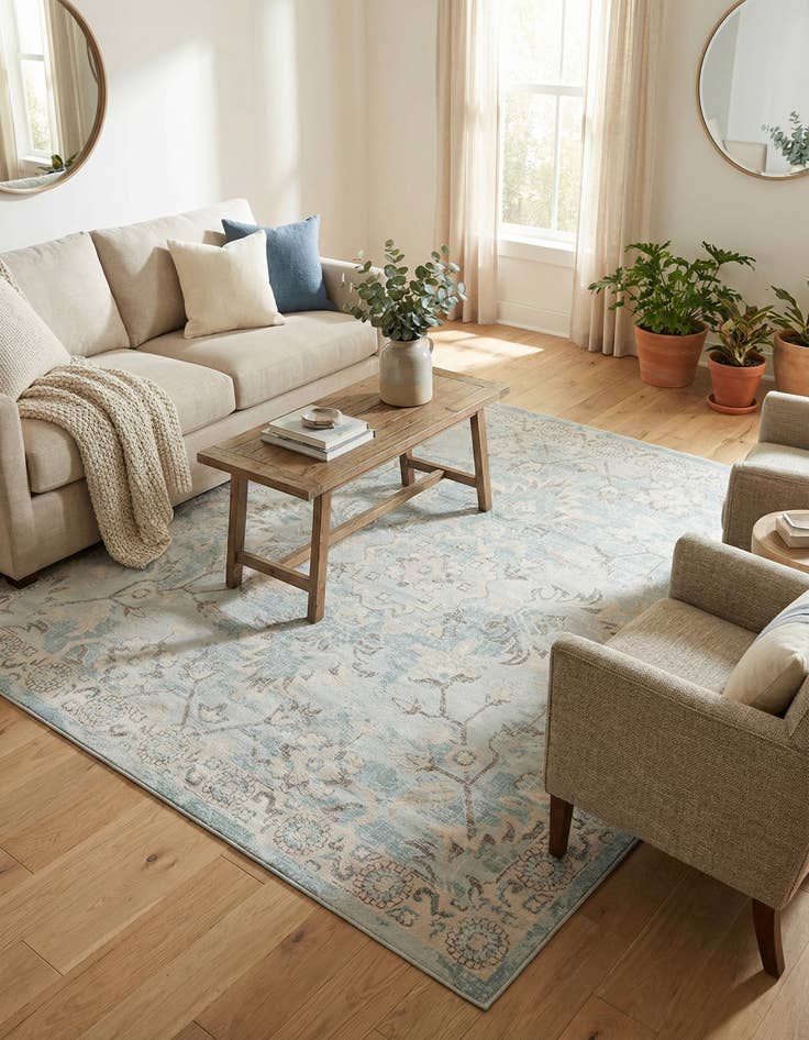 Detail image of 8' x 8' Restoration Square Rug