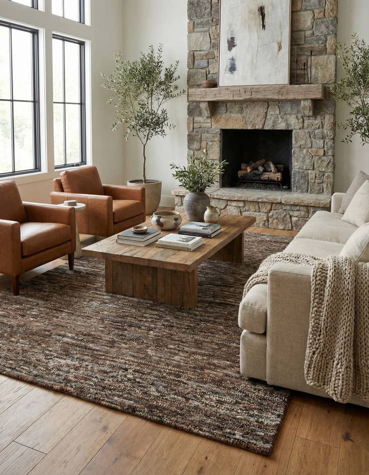 Detail image of 5' 11 x 7' 9  Hand Knotted Darya Wool Rug