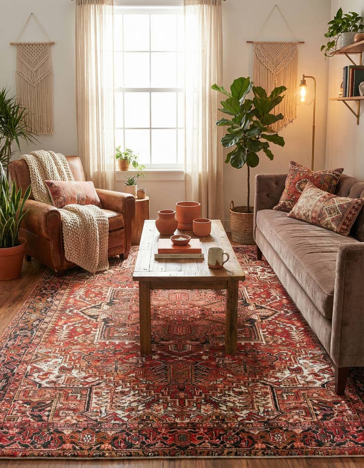 Detail image of 7' 9 x 7' 9 Boutique Square Rug