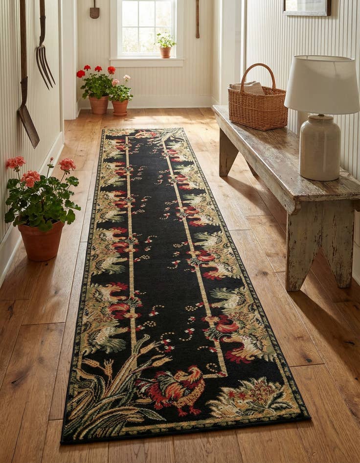 Detail image of 3' x 16' 5 Country Runner Rug