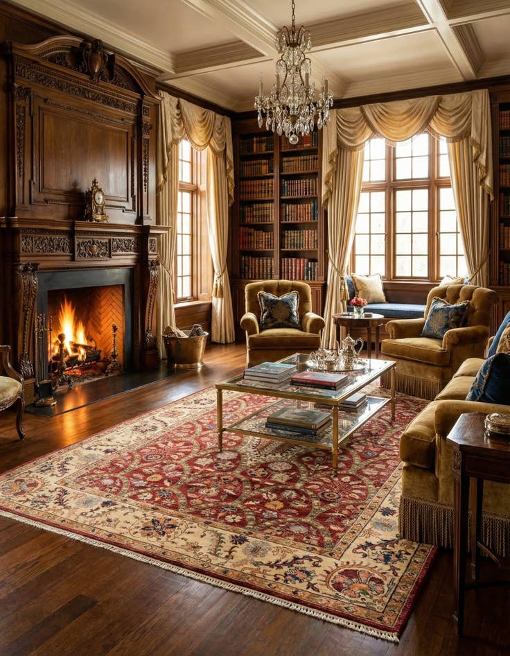 Detail image of 6' 10 x 10' 4  Hand Knotted Ariana Ziegler Rug