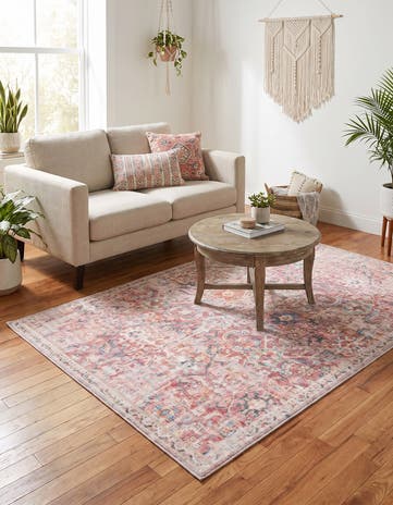 4' x 6' Washable Nostalgia Rug