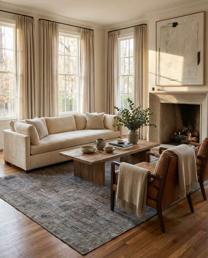 6' 4 x 10' 2 Hand Knotted Ultra Vintage Persian Wool Rug