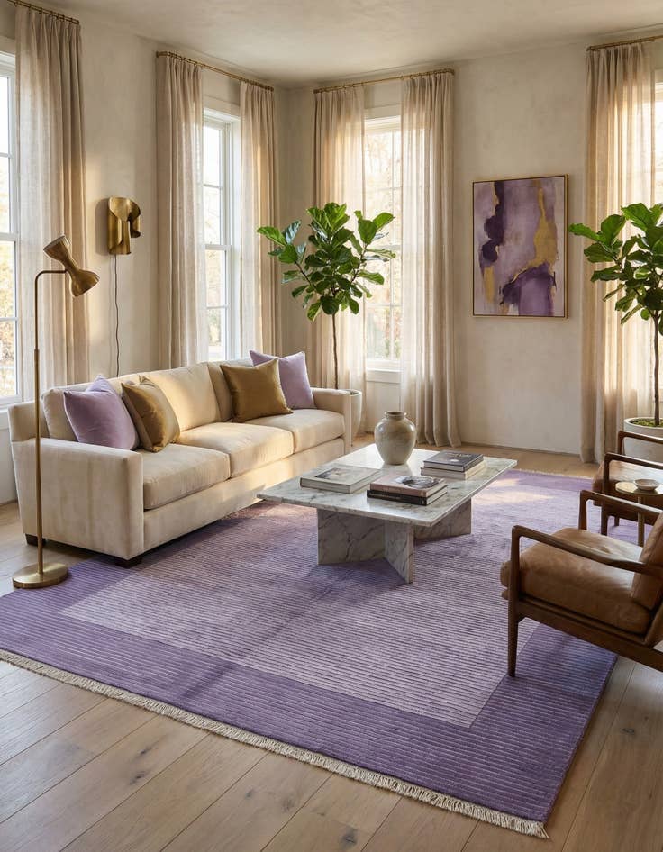 Detail image of 5' 7 x 7' 10  Hand Knotted Darya Wool Rug