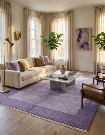 5' 7 x 7' 10 Hand Knotted Darya Wool Rug