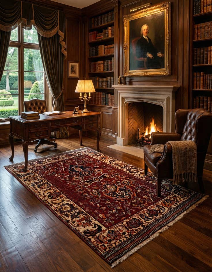 Detail image of 3' 10 x 6' 8 Ghashghai Wool Rug