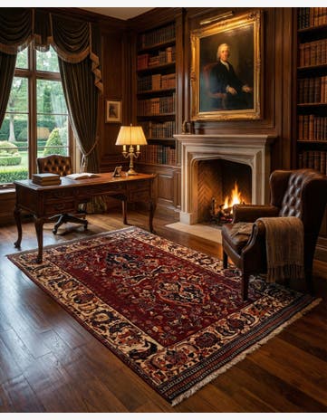 3' 10 x 6' 8 Ghashghai Wool Rug