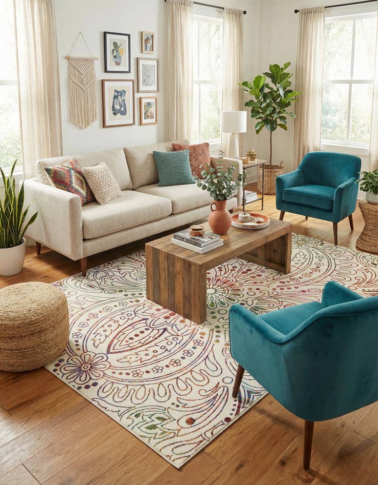 Detail image of 9' x 12' 2 Florence Rug