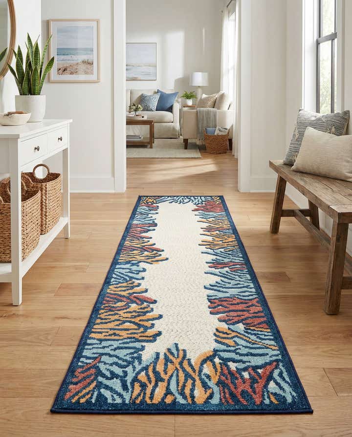 2' x 8' Easy-Clean Belize Indoor / Outdoor Runner Rug