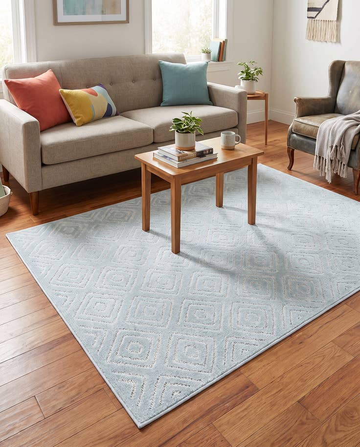 Detail image of 4' x 6' Easy-Clean Sabrina Soto Indoor / Outdoor Rug