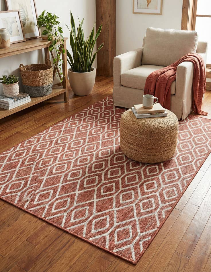 Detail image of 4' x 6' Easy-Clean Jill Zarin Turks and Caicos Indoor / Outdoor Rug