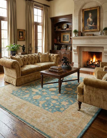 8' 2 x 9' 7 Kaizar Wool Rug