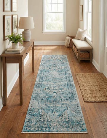 Blue Newport Runner Rug