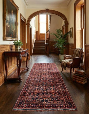 3' 7 x 10' 3 Arak Wool Runner Rug