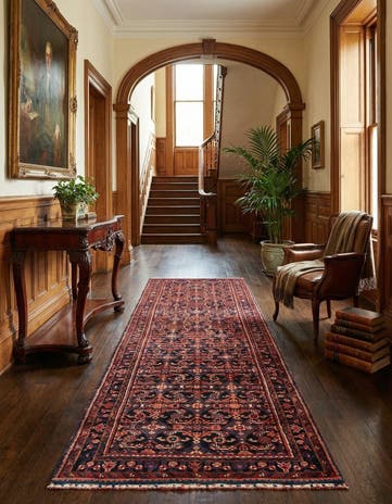 3' 7 x 10' 3 Arak Wool Runner Rug