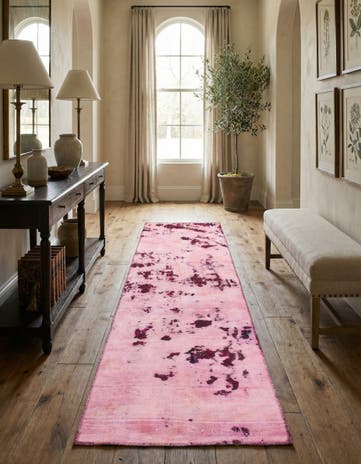 2' 6 x 9' 6 Hand Knotted Ultra Vintage Persian Wool Runner Rug
