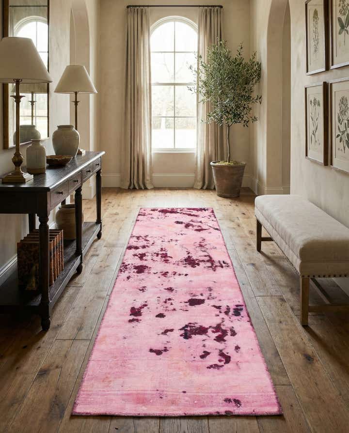 2' 6 x 9' 6 Hand Knotted Ultra Vintage Persian Wool Runner Rug